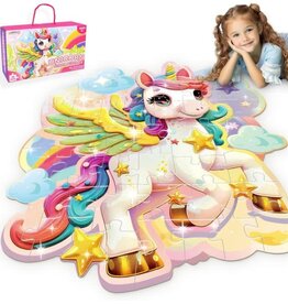 Crocodile Creek 48 Pc Jumbo Puzzle/Unicorn