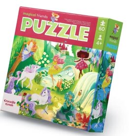Crocodile Creek 60-pc Holographic Puzzle/Magical Friends