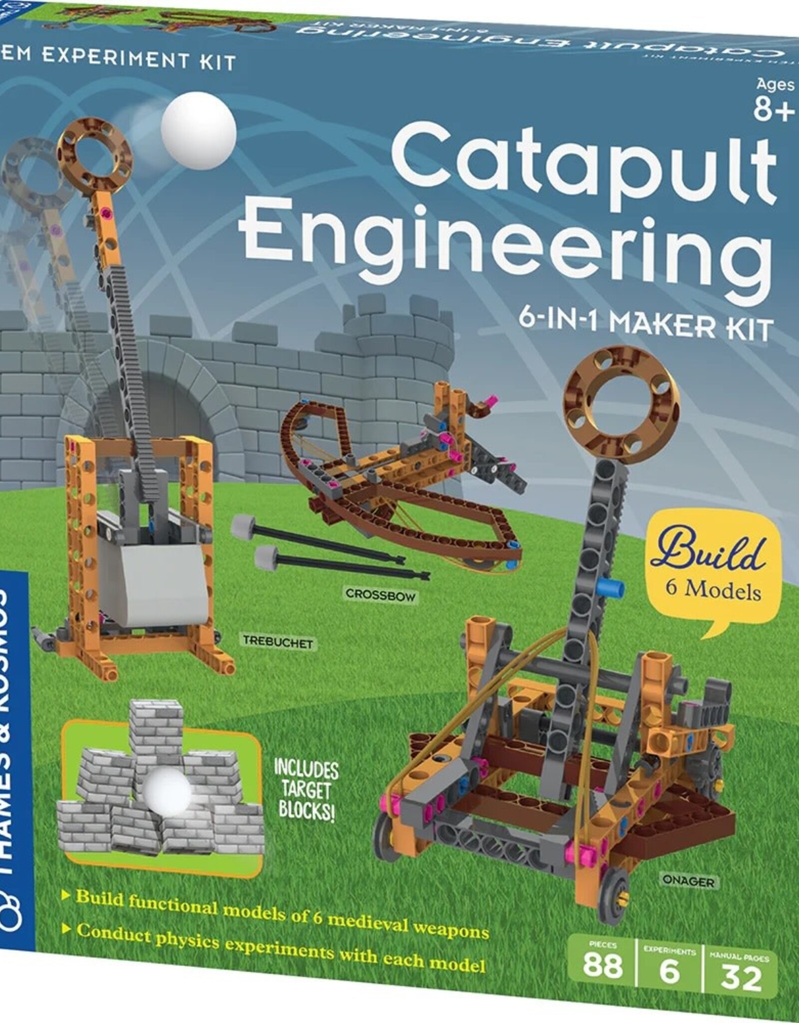 Thames & Kosmos CATAPULT ENGINEERING - 6-IN-1 MAKER KIT