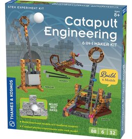 Thames & Kosmos CATAPULT ENGINEERING - 6-IN-1 MAKER KIT