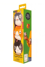 Kikkerland Kidoki Three Cats Juggling Balls