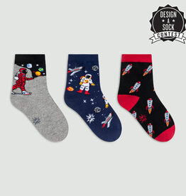 Sock It To Me Junior Crew Pack - Moon Walk In The Morning