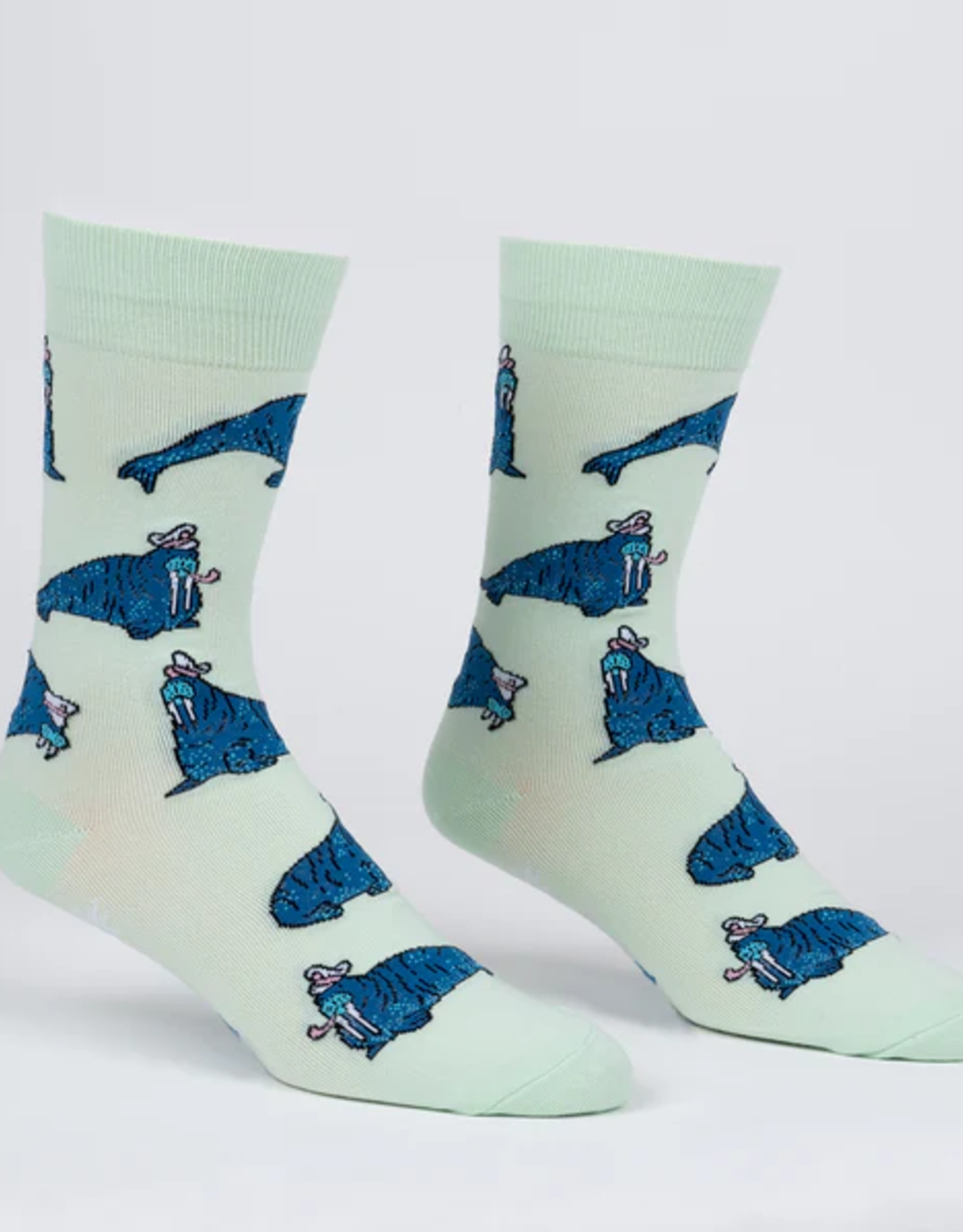 Sock It To Me Men's Crew - And I Will Walrus Love You