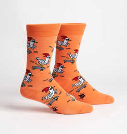 Sock It To Me Men's Crew - Rad Chicken