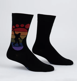 Sock It To Me Men's Crew - Squatch and Learn