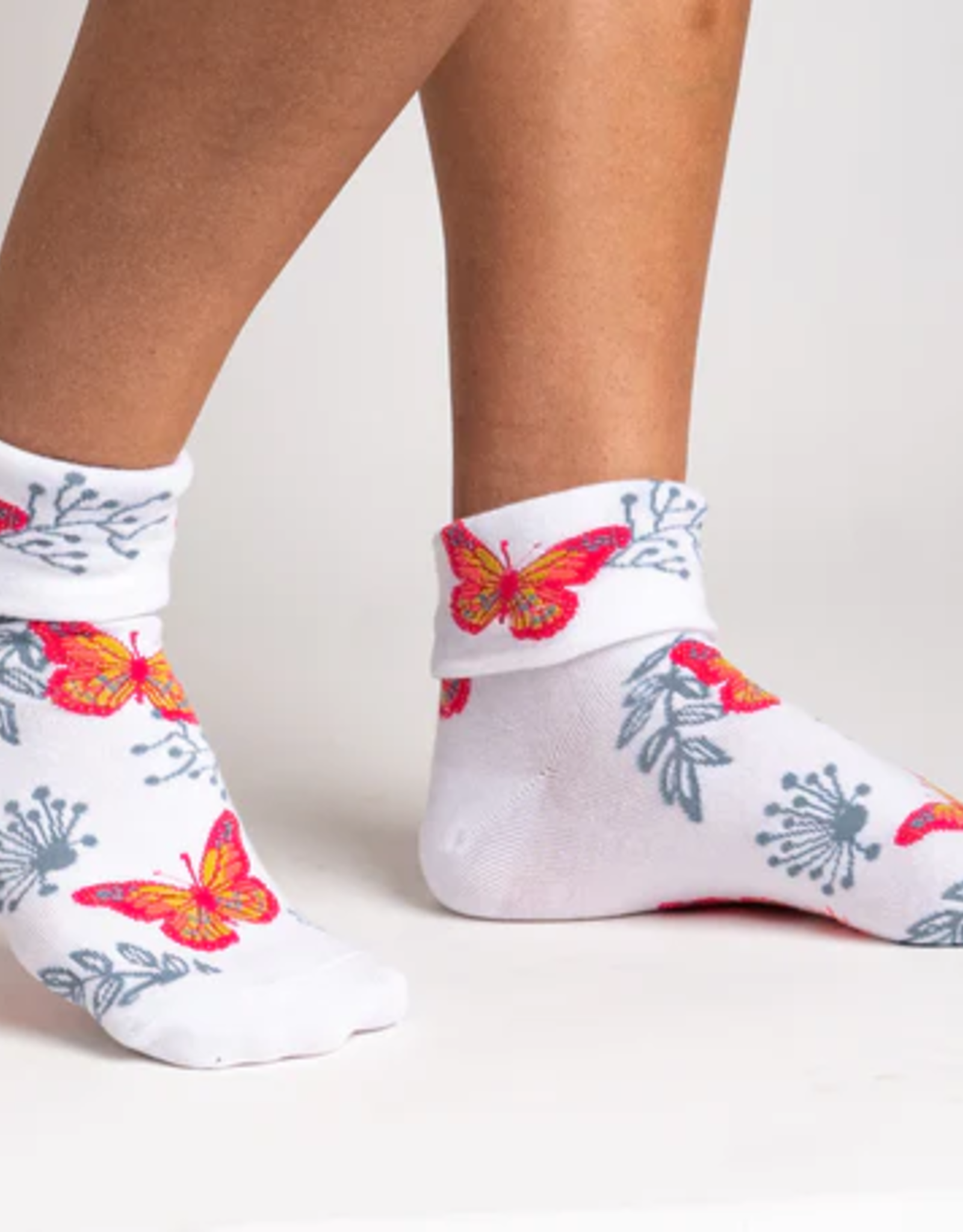 Sock It To Me Turn Cuff Crew - Take Flight