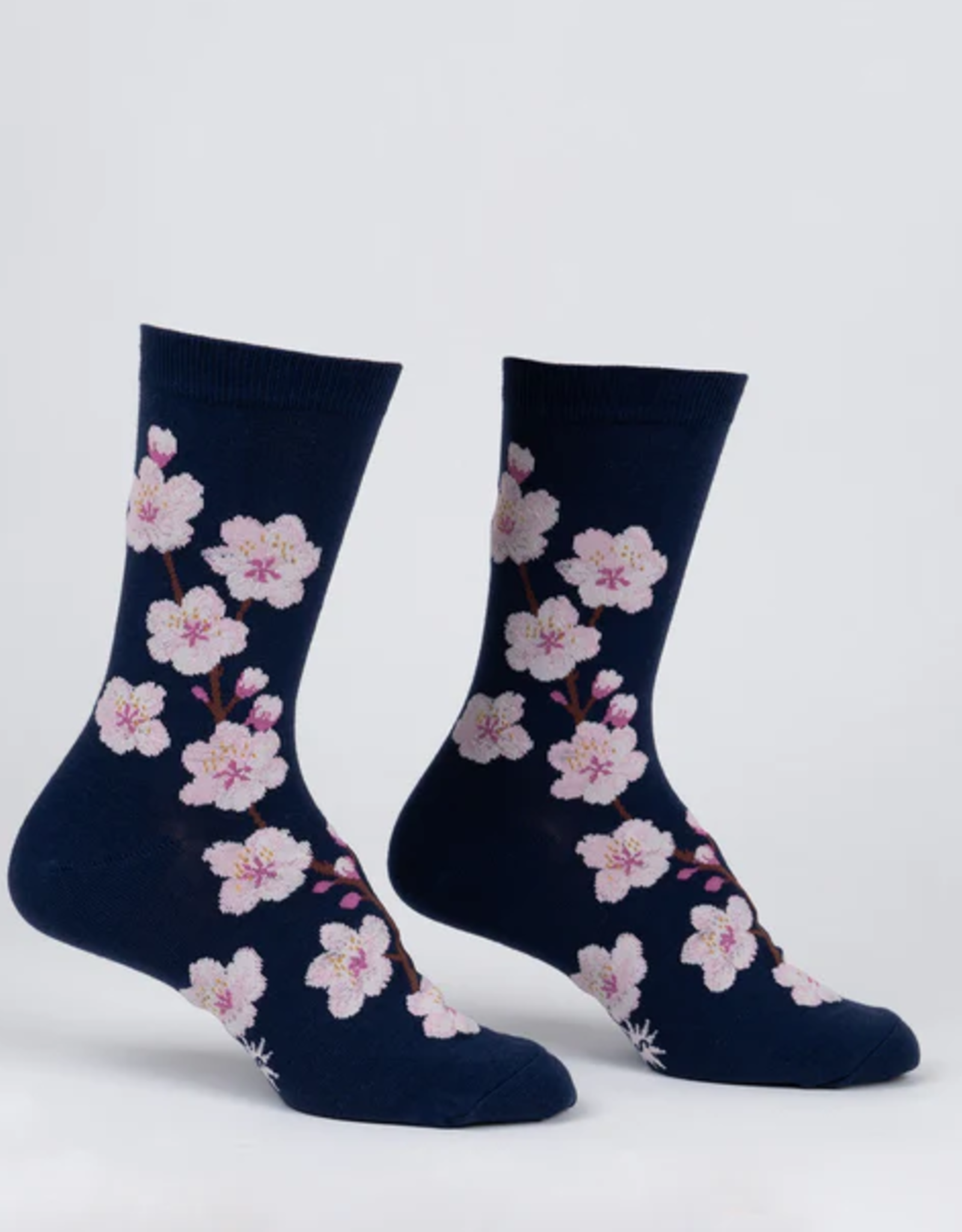 Sock It To Me Women's Crew - Cherry Blossoms