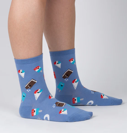 Sock It To Me Women's Crew - Just Chillin'