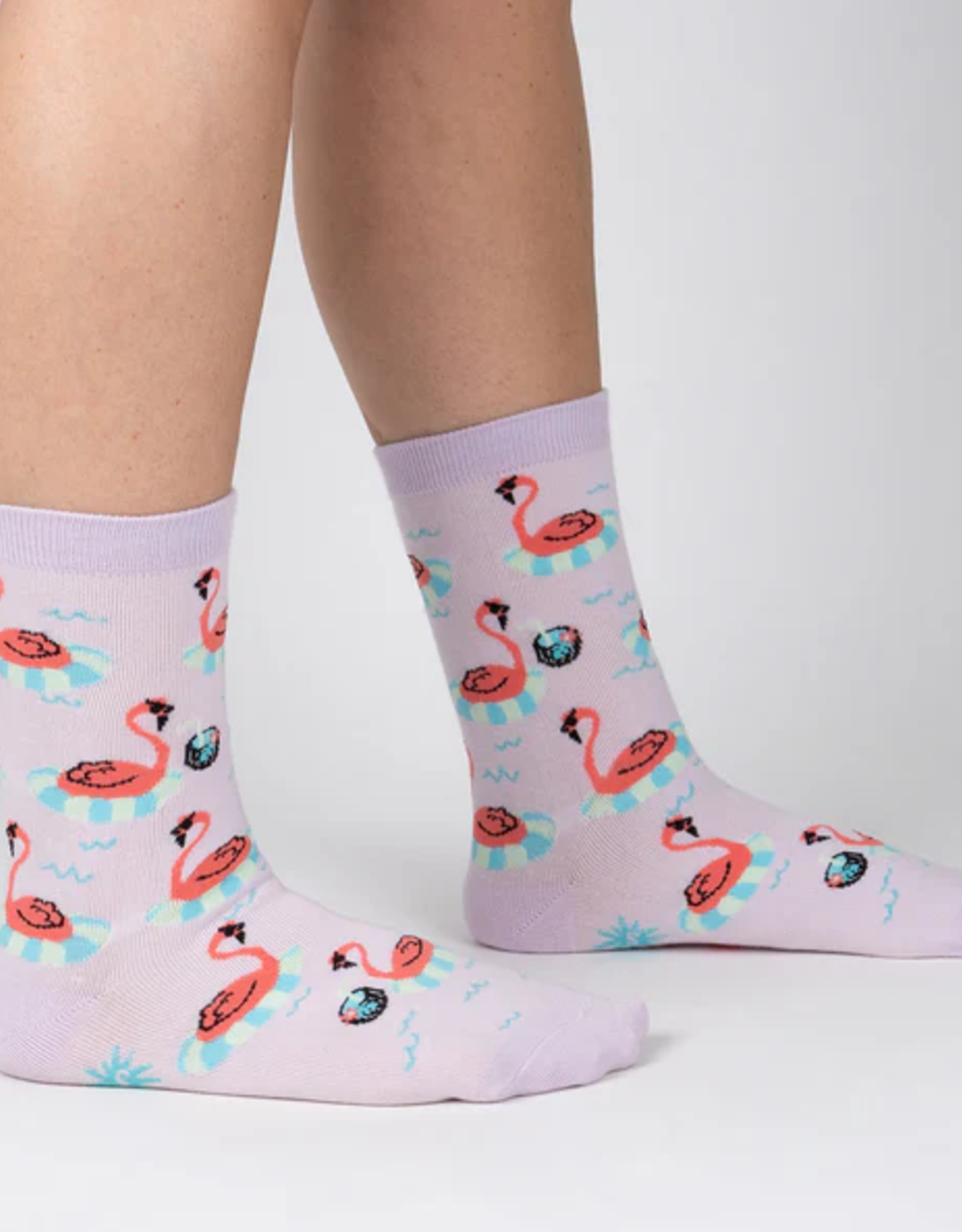 Sock It To Me Women's Crew - Party Like a Flock Star