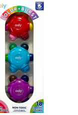OOLY SOON-Color Burst - Grip Crayons (Set of  3/18 Classic Colors)