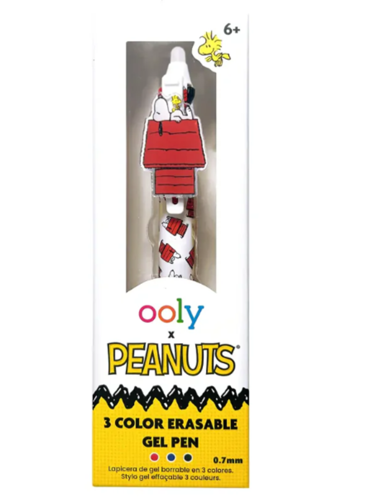OOLY SOON-OOLY x Peanuts - 3 Color Erasable Gel Pen (1 PC)