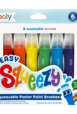 OOLY SOON-Easy Squeezy - Squeezable Poster Paint Brushes (Set of 6)