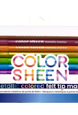 OOLY Color Sheen - Metallic Colored Felt Tip Markers (Set of 12)