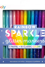 OOLY Rainbow Sparkle - Glitter Markers (Set of 15)