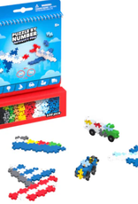 Plus Plus PUZZLE BY NUMBER - ACTIVITY PAD - TRANSPORTATION - 125pcs
