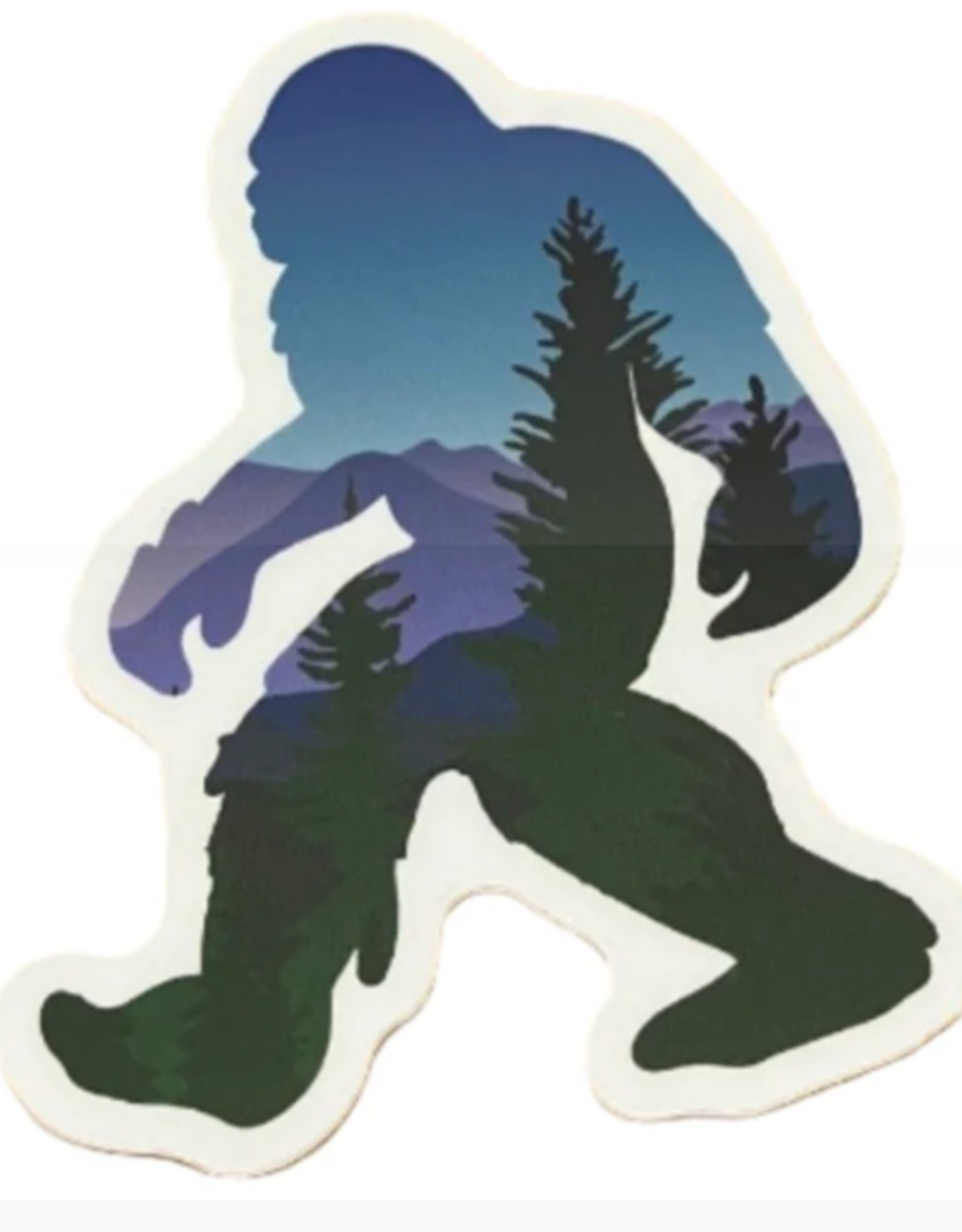 Stickers NW BLUE FOREST SASQUATCH  STICKER
