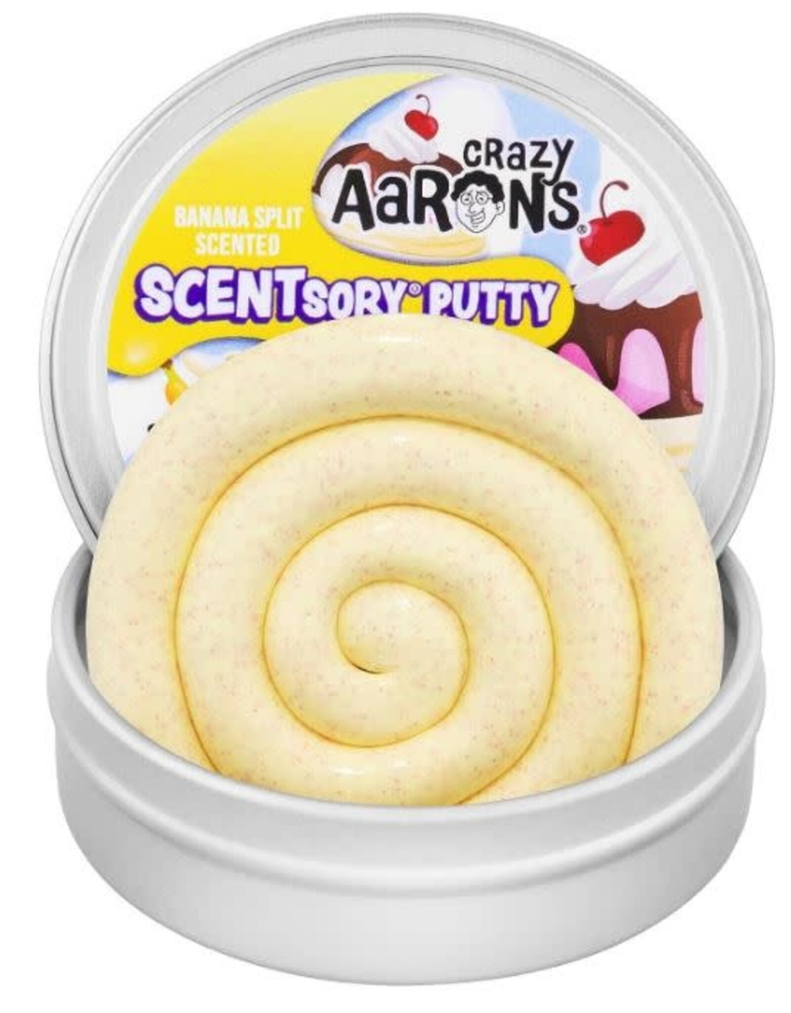 Crazy Aarons's Thinking Putty SCENTSORY® PUTTY - BANANA SPLIT