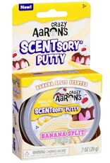 Crazy Aarons's Thinking Putty SCENTSORY® PUTTY - BANANA SPLIT
