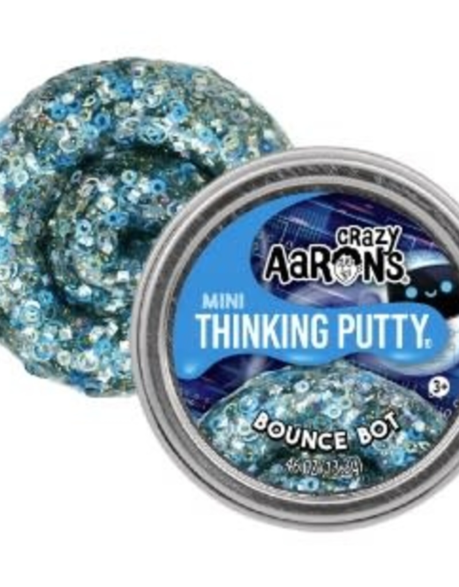 Crazy Aaron's Thinking Putty 2" MINI THINKING PUTTY - BOUNCE BOT