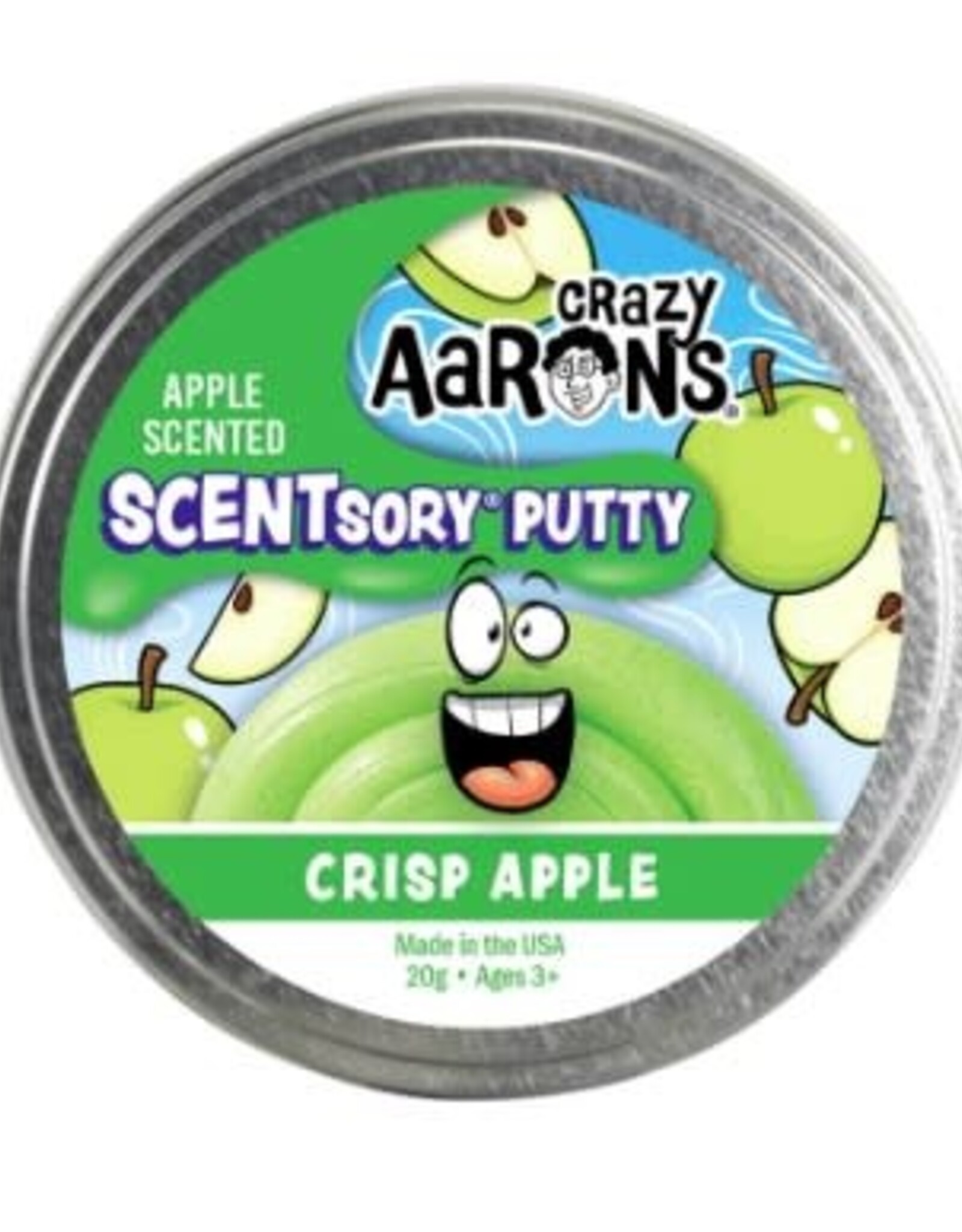 Crazy Aaron's Thinking Putty SCENTSORY® PUTTY - CRISP APPLE