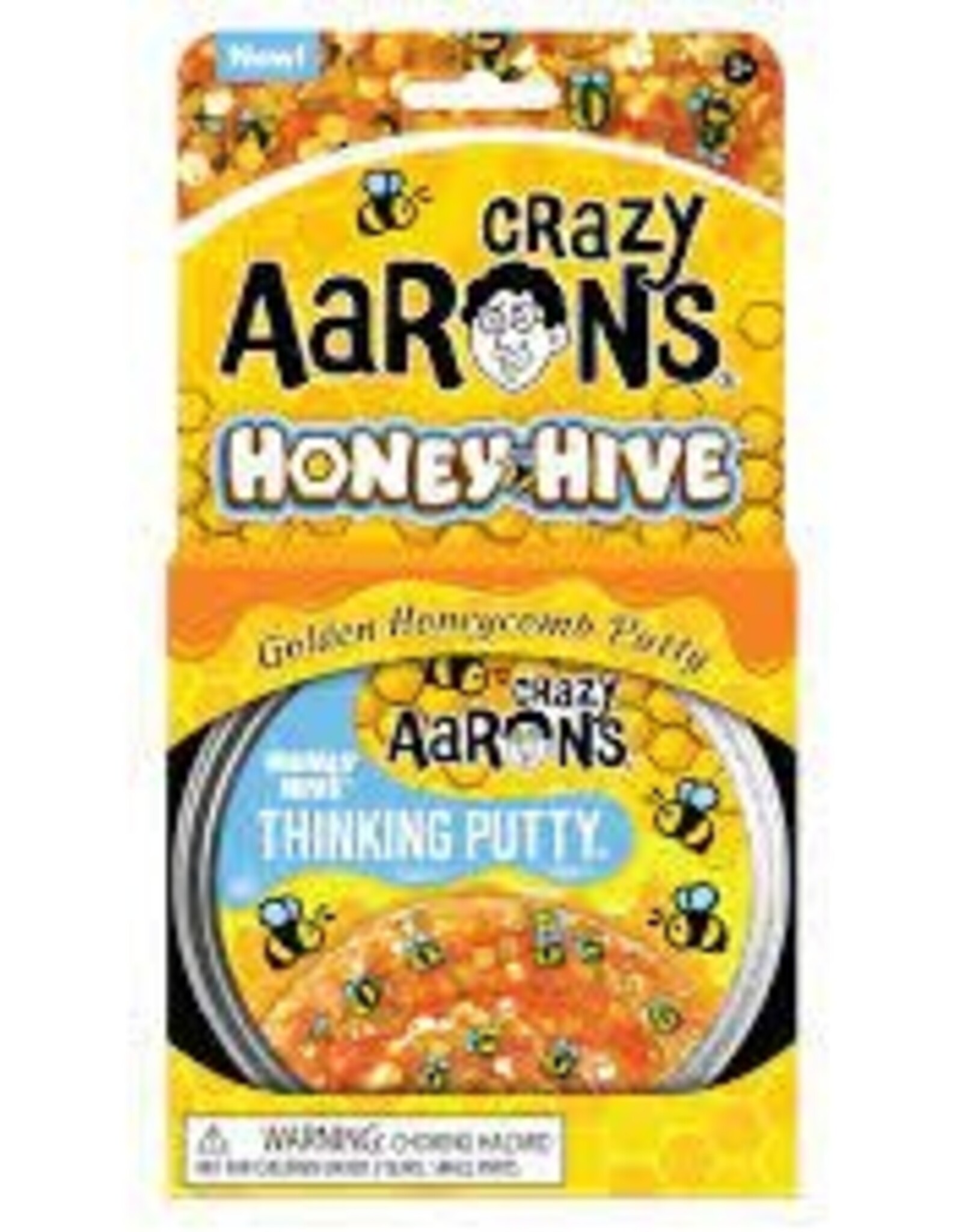 Crazy Aaron's Thinking Putty 4" THINKING PUTTY - HONEY HIVE