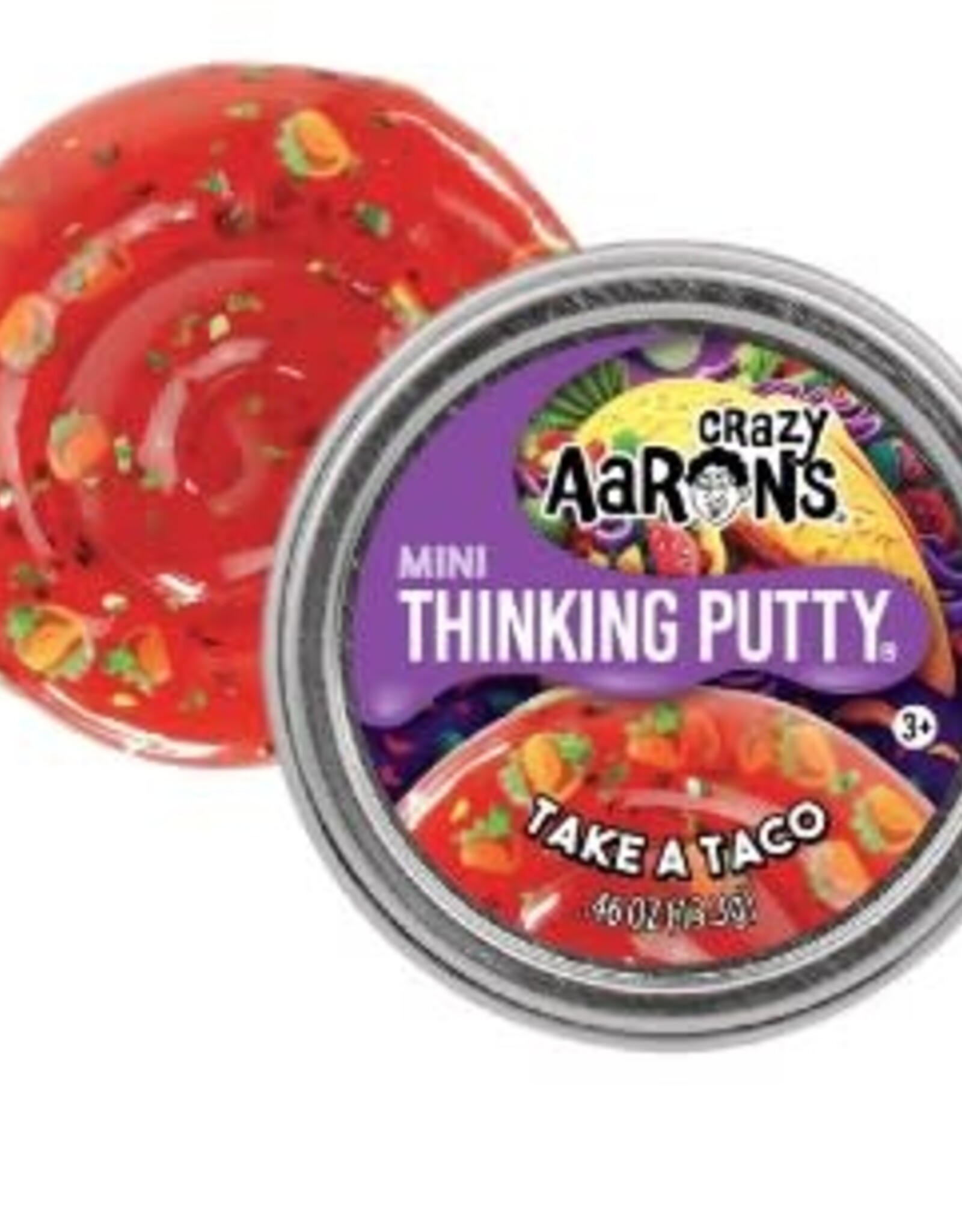 Crazy Aaron's Thinking Putty 2" MINI THINKING PUTTY - TAKE A TACO