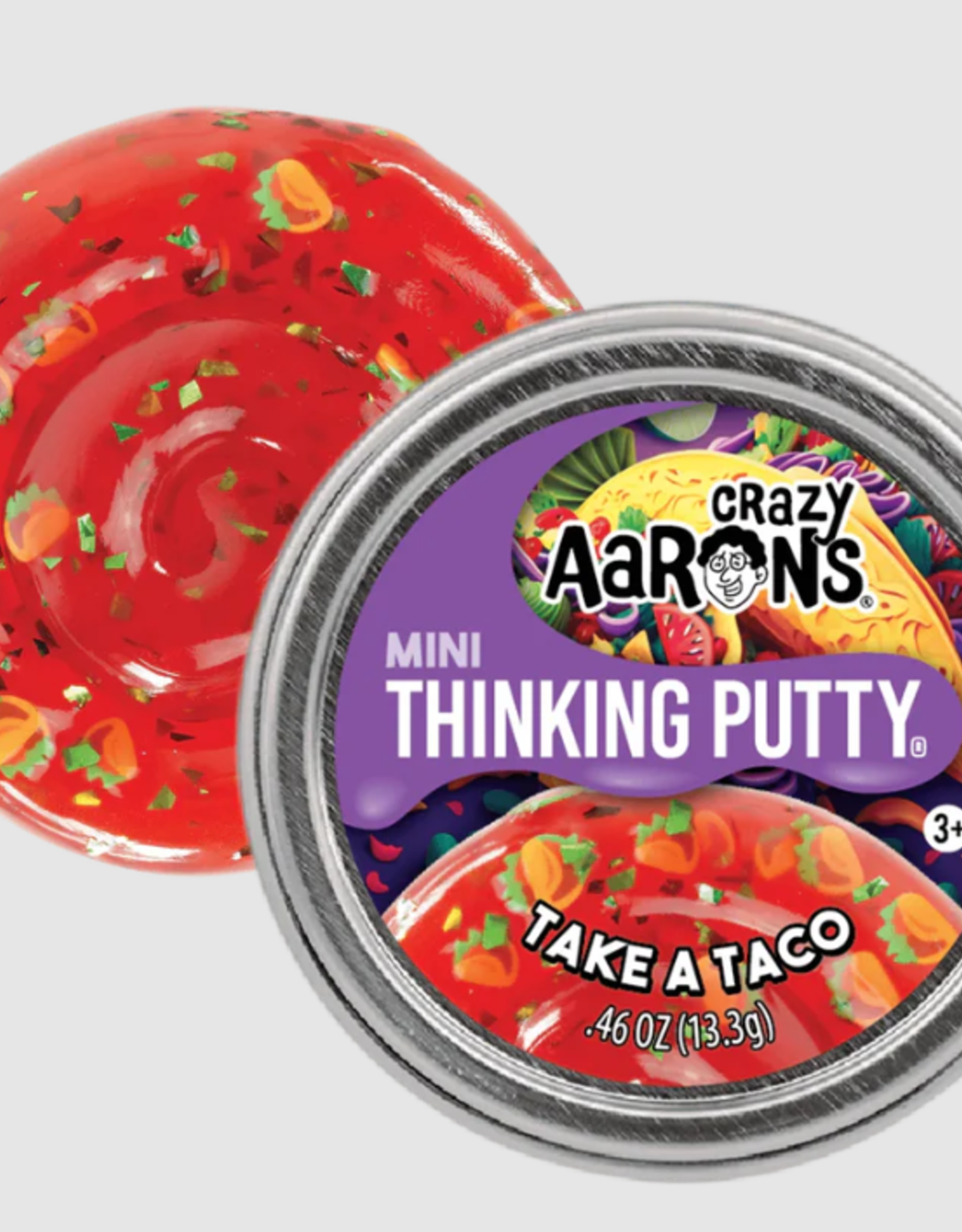 Crazy Aaron's Thinking Putty 2" MINI THINKING PUTTY - TAKE A TACO