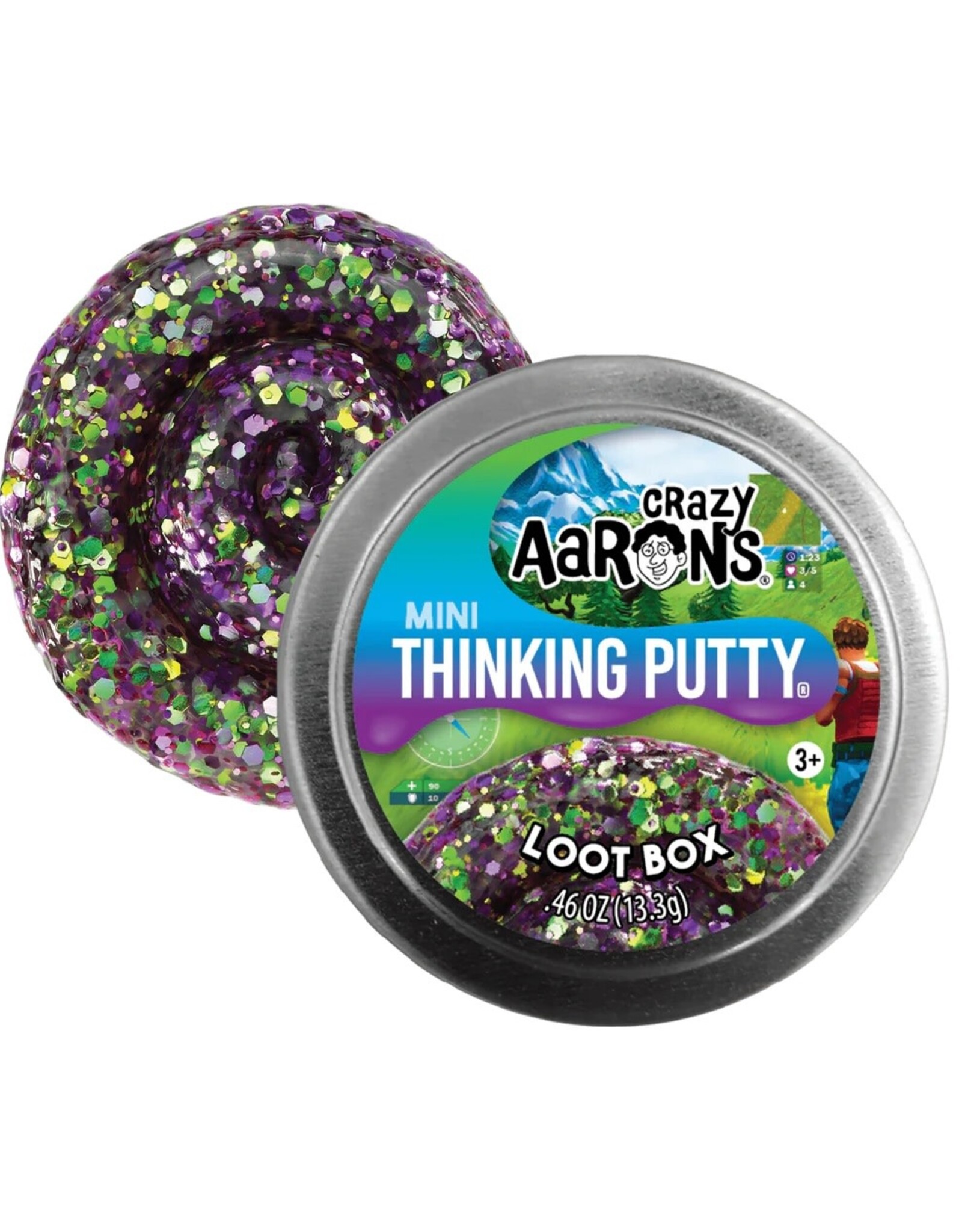 Crazy Aaron's Thinking Putty 2" MINI THINKING PUTTY - LOOT BOX
