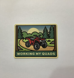 Stickers NW WORKING MY QUADS ATV STICKER