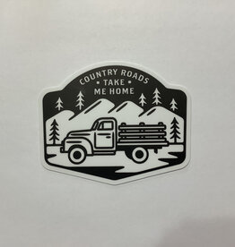 Stickers NW COUNTRY ROADS TRUCK SCENE STICKER