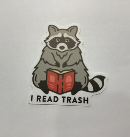 Stickers NW I READ TRASH RACCOON STICKER