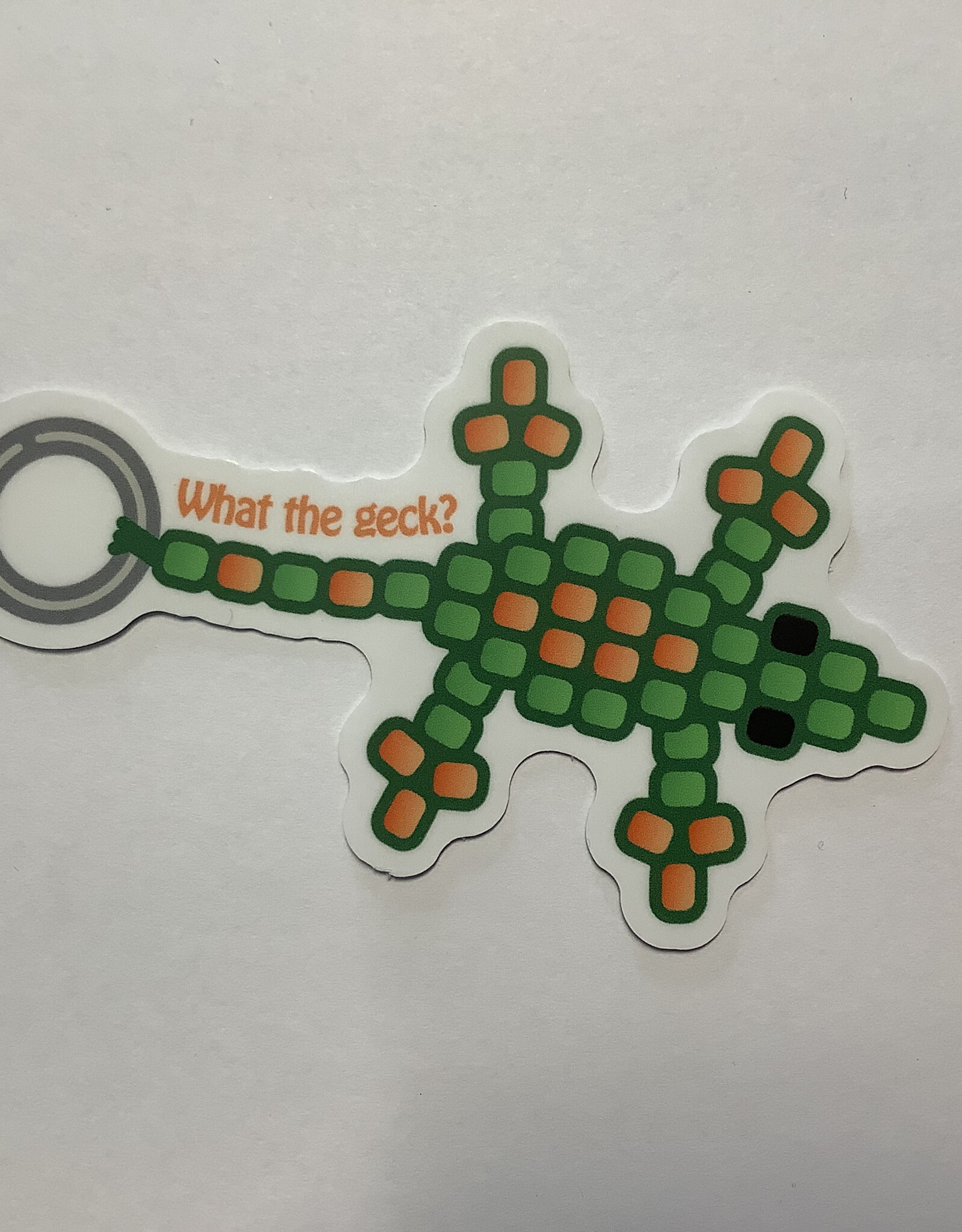 Stickers NW WHAT THE GECK BEAD LIZARD STICKER