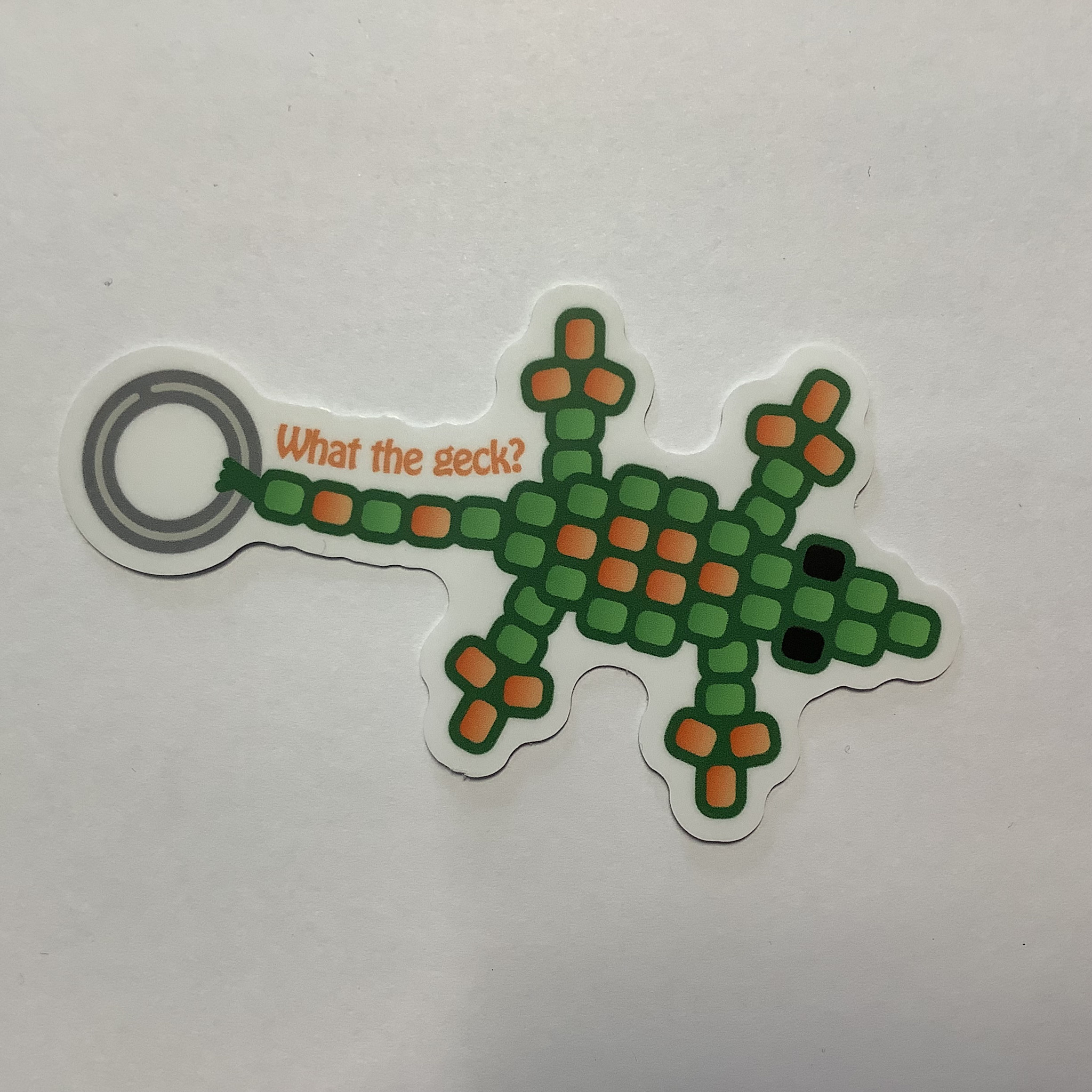 Stickers NW WHAT THE GECK BEAD LIZARD STICKER - Monkey Mountain Toys ...