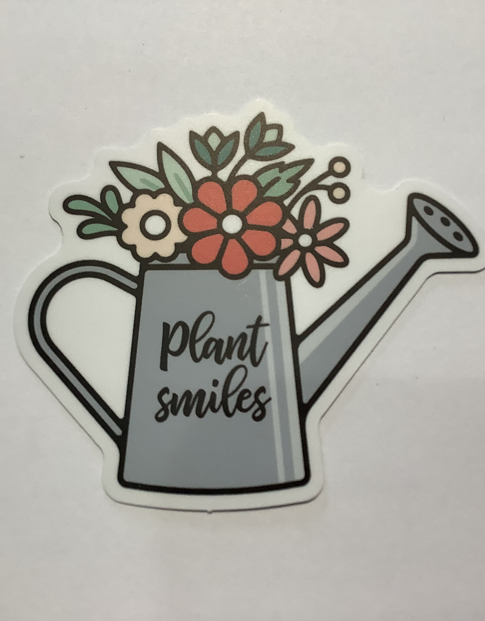 Stickers NW PLANT SMILES WATERING CAN STICKER