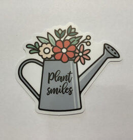 Stickers NW PLANT SMILES WATERING CAN STICKER