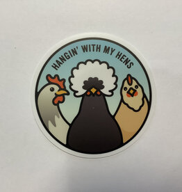 Stickers NW HANGIN WITH MY HENS STICKER