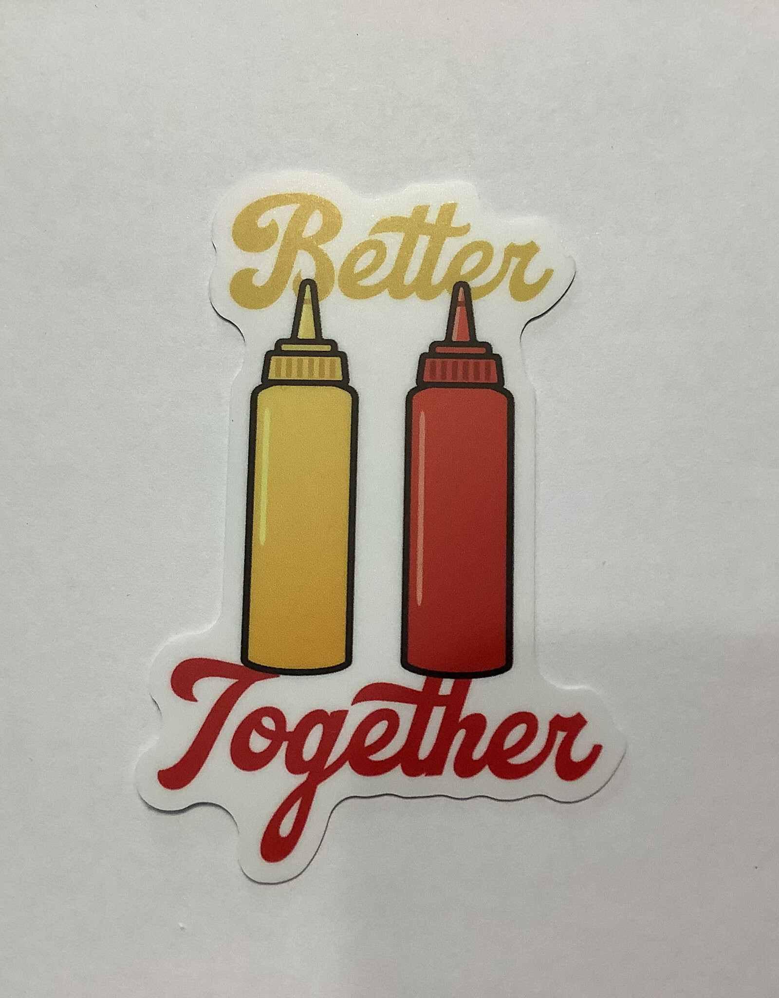 Stickers NW BETTER TOGETHER MUSTARD AND KETCHUP STICKER