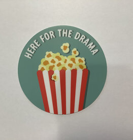 Stickers NW HERE FOR THE DRAMA POPCORN BUCKET STICKER