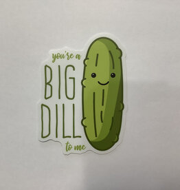 Stickers NW YOU'RE A BIG DILL TO ME PICKLE STICKER