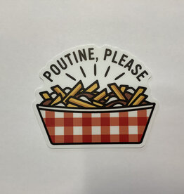 Stickers NW POUTINE PLEASE STICKER