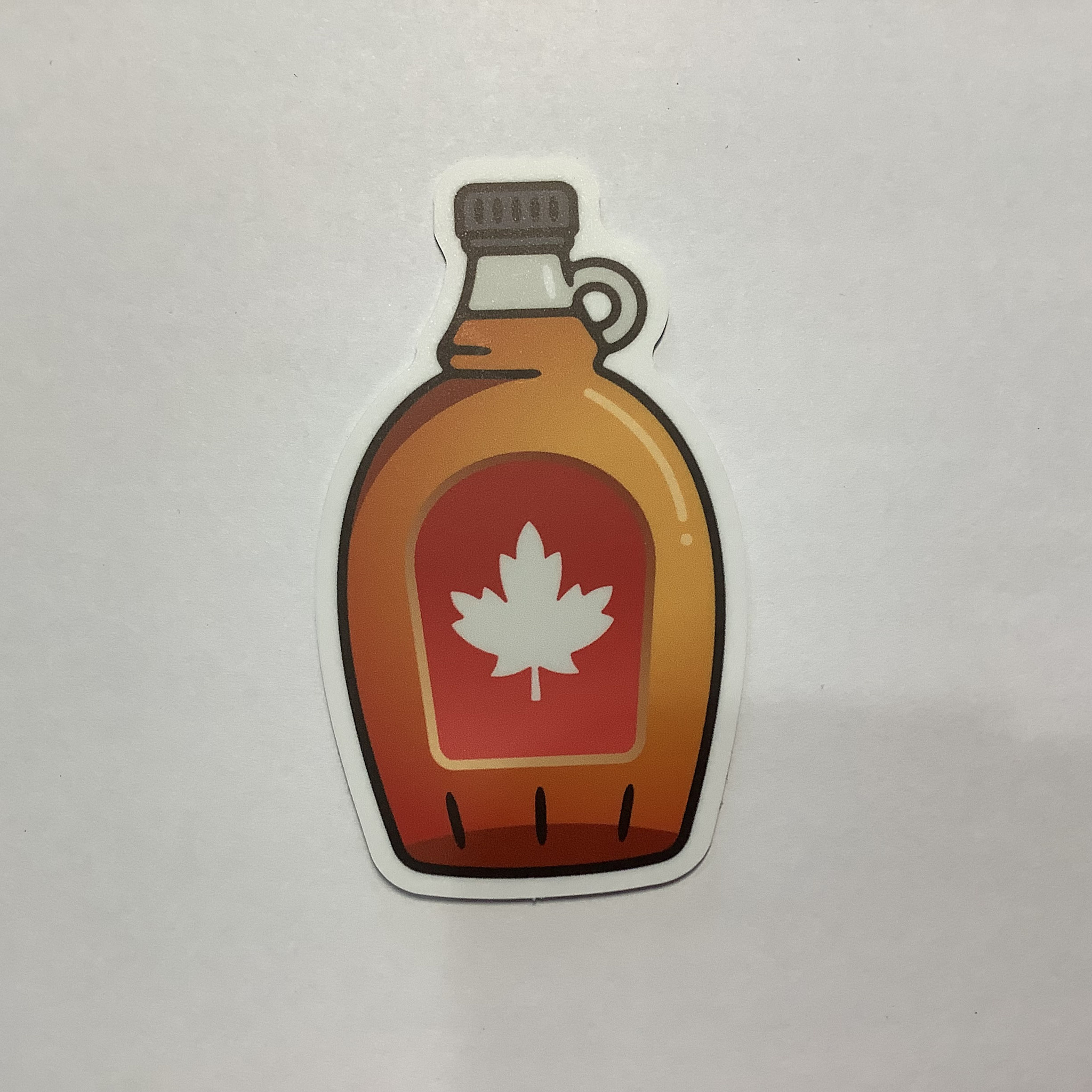 Regular Syrup Sticker Stickers NW MAPLE SYRUP BOTTLE STICKER - Monkey Mountain Toys & Games