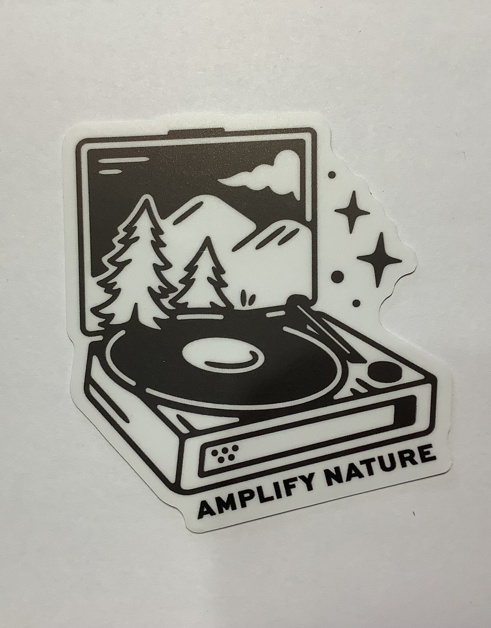 Stickers NW AMPLIFY NATURE TURNTABLE STICKER