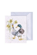 Wrendale Design Card- Ducks and Daffs Gift Enclosure