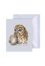 Wrendale Design Card-Owl-Ways by Your Side Gift Enclosure