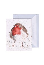 Wrendale Design Card-Jolly Robin Gift Enclosure