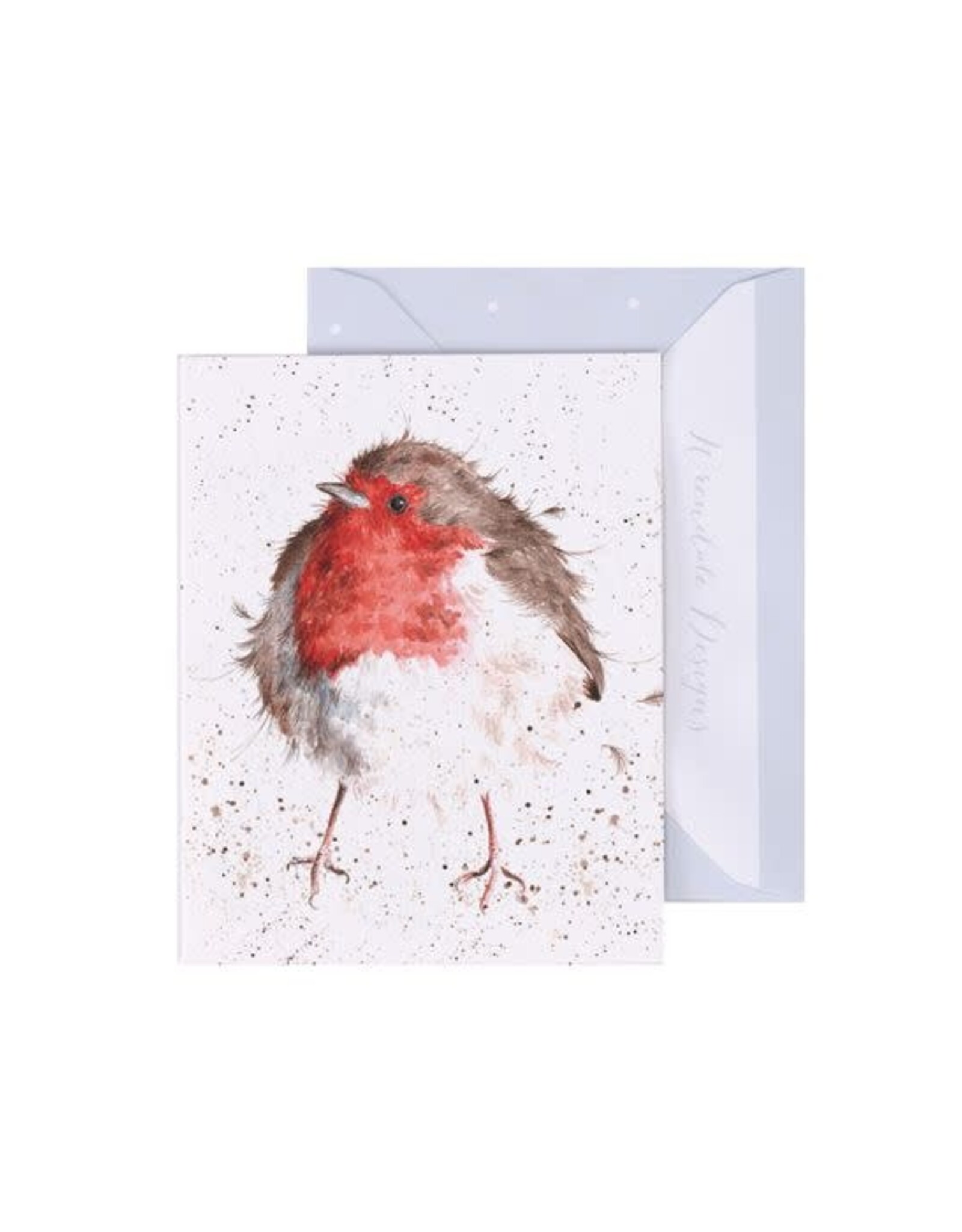 Wrendale Design Card-Jolly Robin Gift Enclosure
