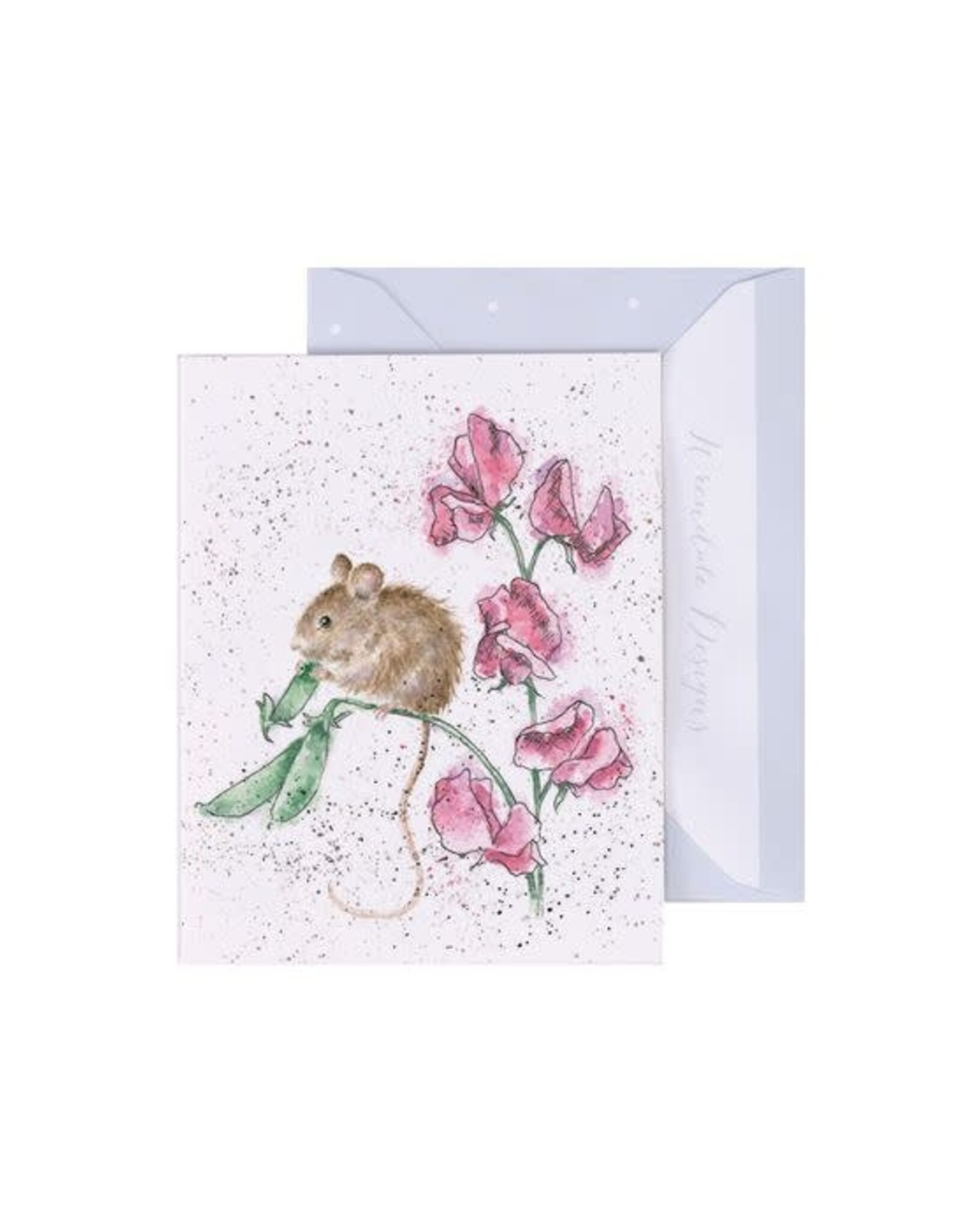 Wrendale Design Card - The Pea Thief Gift Enclosure