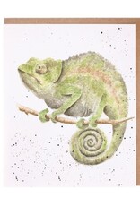 Wrendale Design Card - Chameleon Single