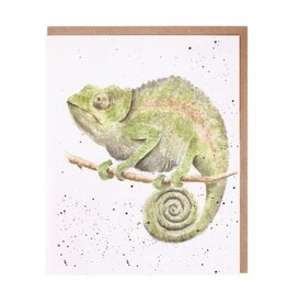 Wrendale Design Card - Chameleon Single