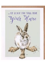 Wrendale Design Card - At Least You Still Have Your Hare Single